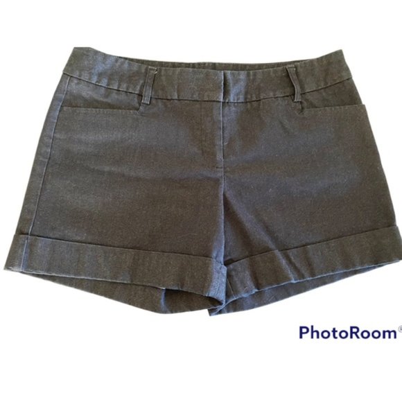 Express Editor Dark Chambray Dress Shorts - Picture 5 of 8